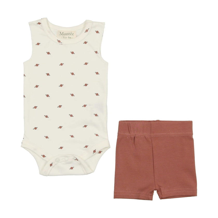 Boys Onesie & Short Set