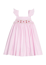Smocked Lizzy D Dress - Strawberries