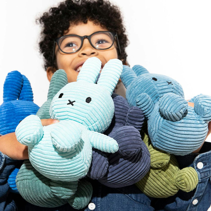 Plush MIFFY ECO Corduroy Aviator Blue 9''