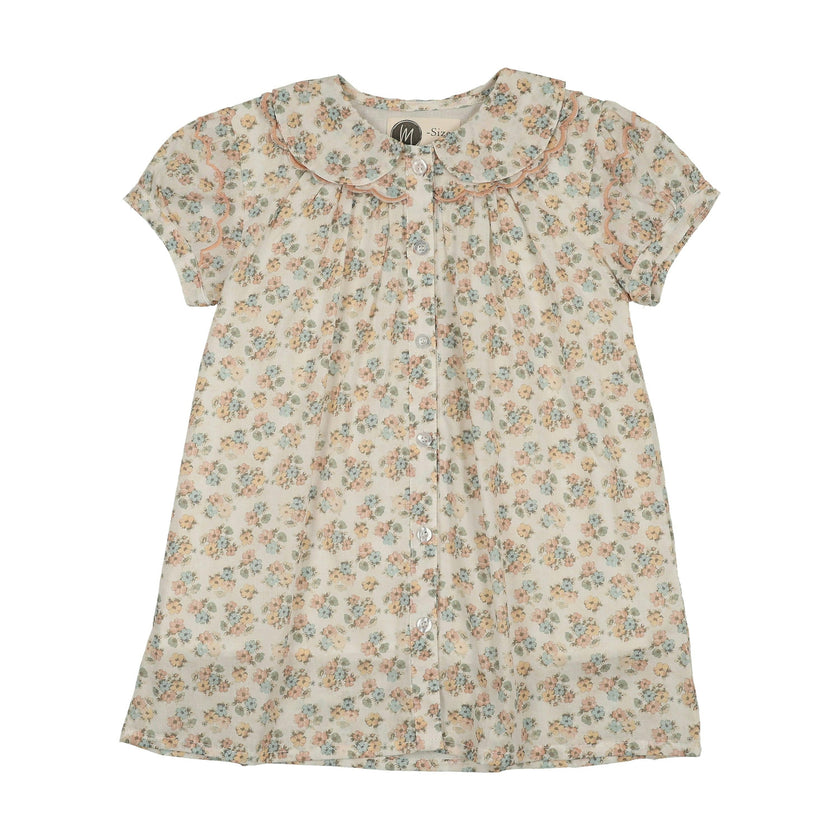 Posy Collar Short Sleeve Dress