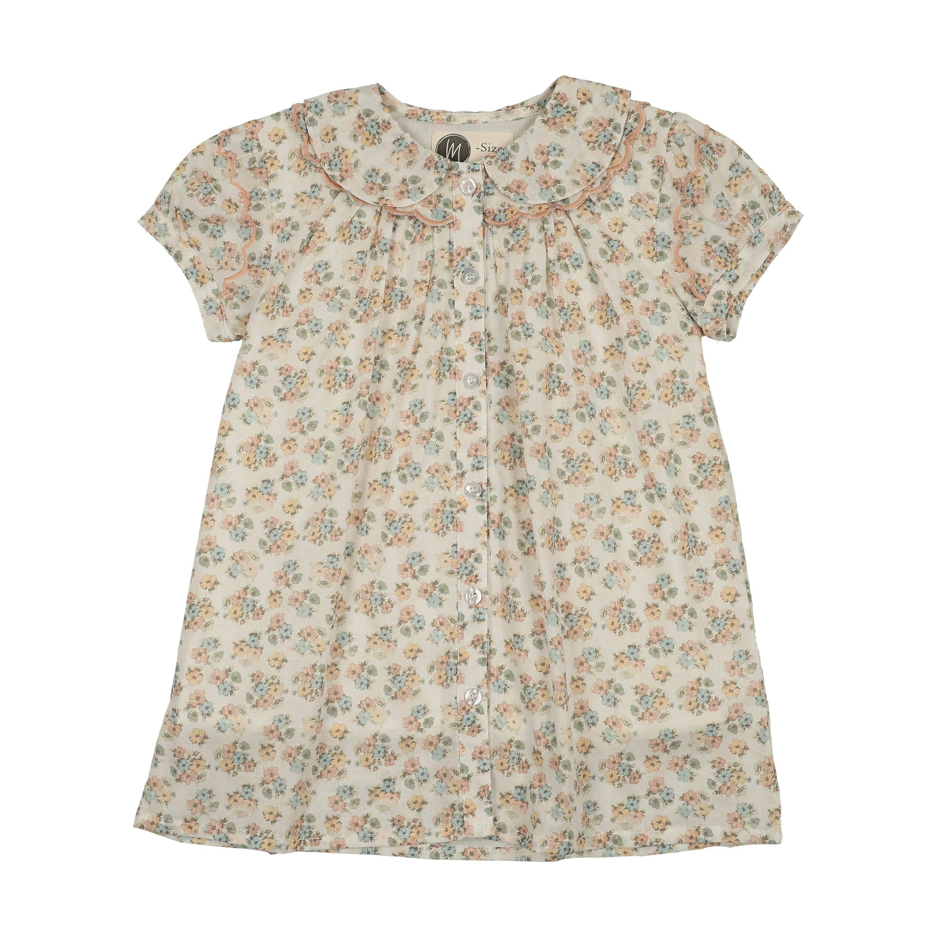 Posy Collar Short Sleeve Dress