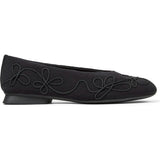 Women's Twins Textile Square Toes Ballerina Shoes