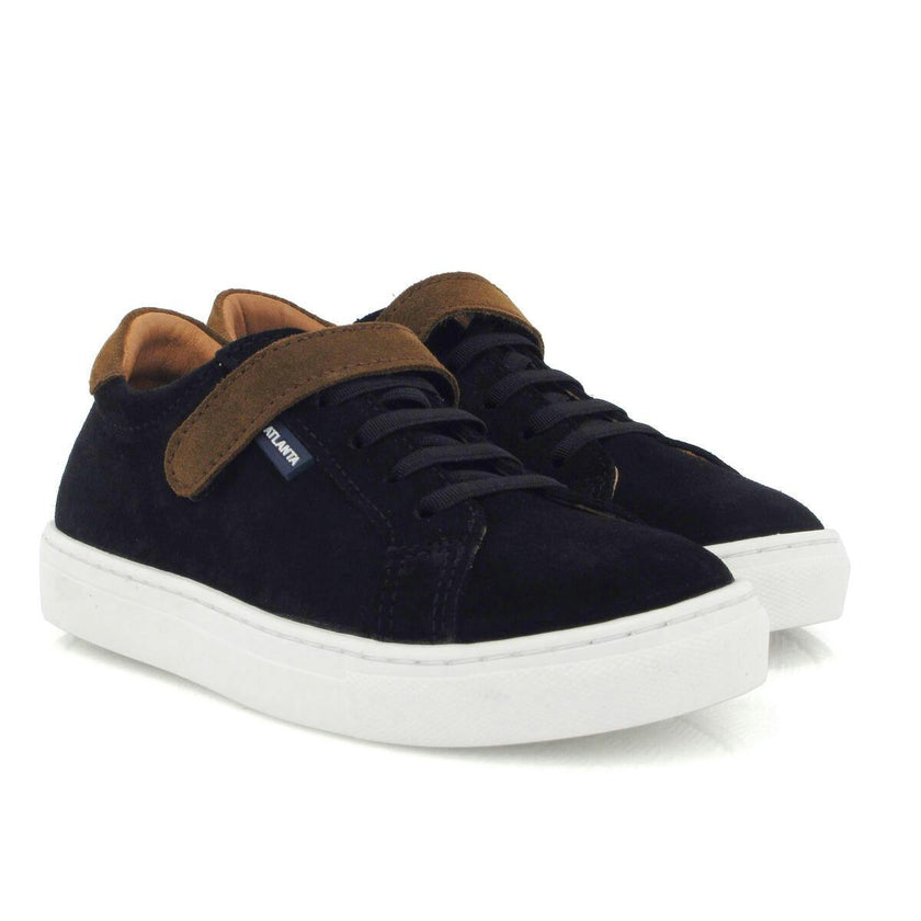 Sneaker, Black Suede