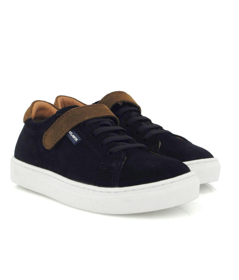Sneaker, Black Suede