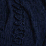 Deep Current Knit Throw