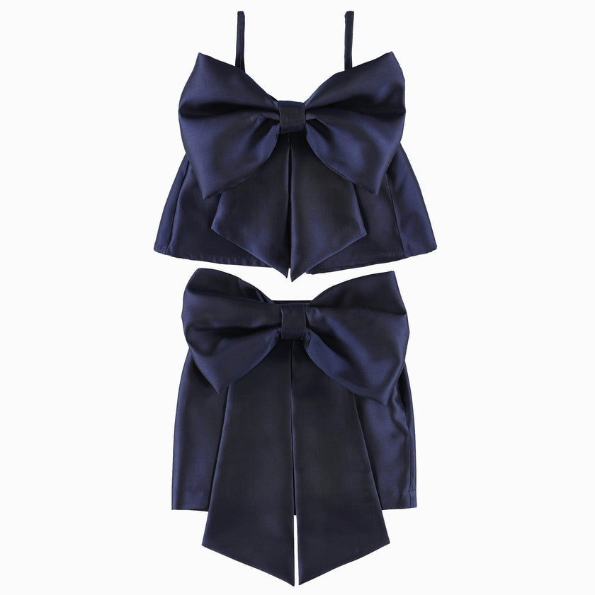 CAROLINE BOSMANS Big Bow Gloss Skirt