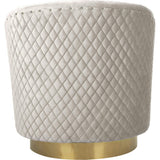 Clara Quilted Swivel Tub Chair