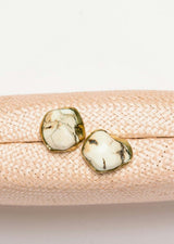 Women's Jen Straw White Stone Clutch Bag