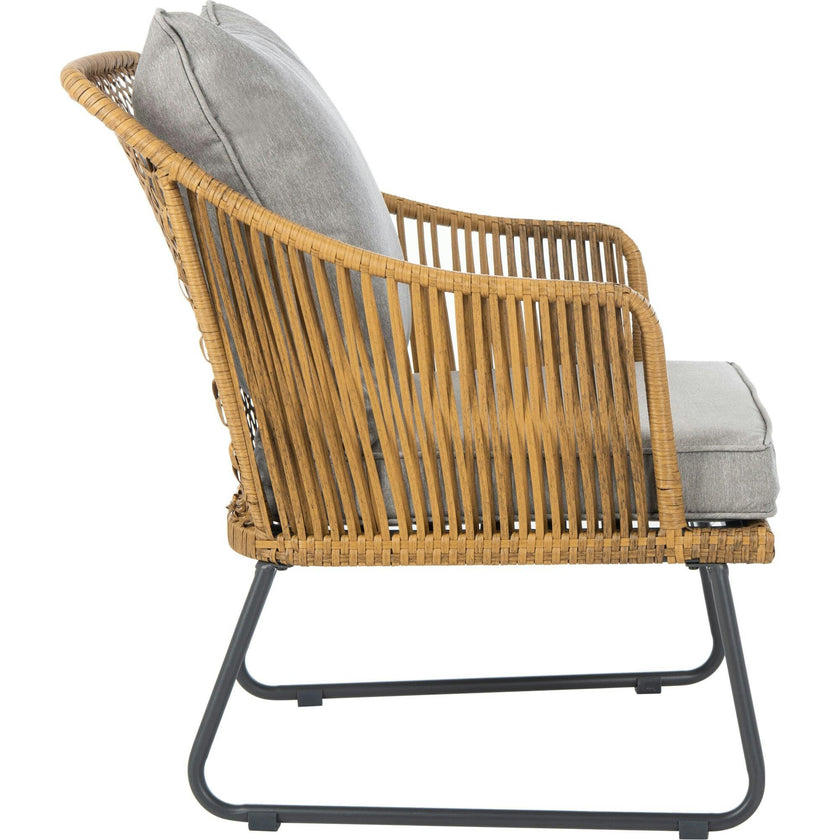 Jensen 3-Piece Rattan Outdoor Lounge Set