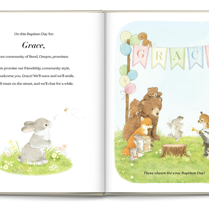 Baptism Promises Personalized Book