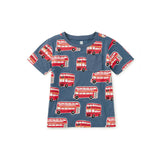 Printed Pocket Tee, Double Decker Bus