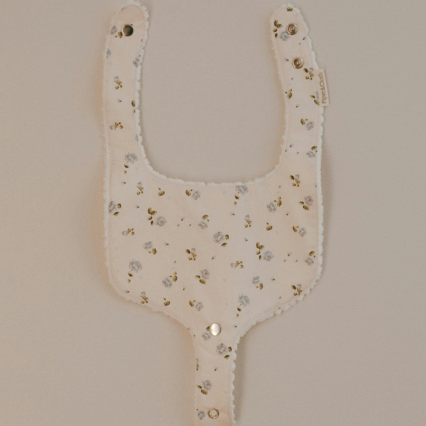 Soothe & Snap Pacifier Bib- Rosemilk Bloom