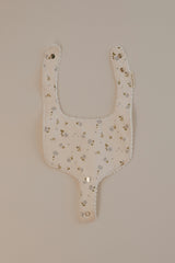 Soothe & Snap Pacifier Bib- Rosemilk Bloom