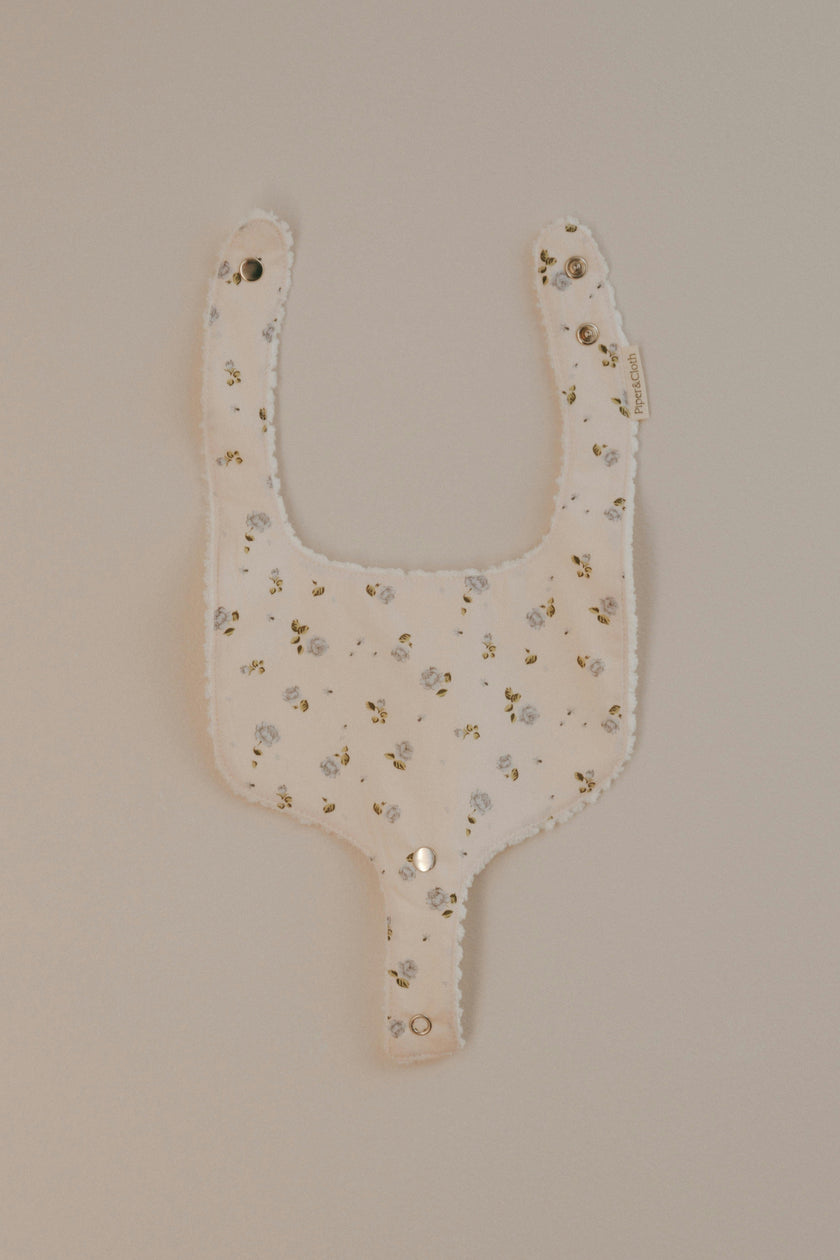 Soothe & Snap Pacifier Bib- Rosemilk Bloom