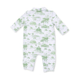 Golf Toile Green - Polo Romper
