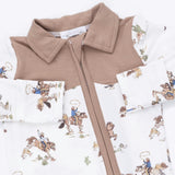 Horse Wrangler - Cowboy 2 Way Zipper Footie