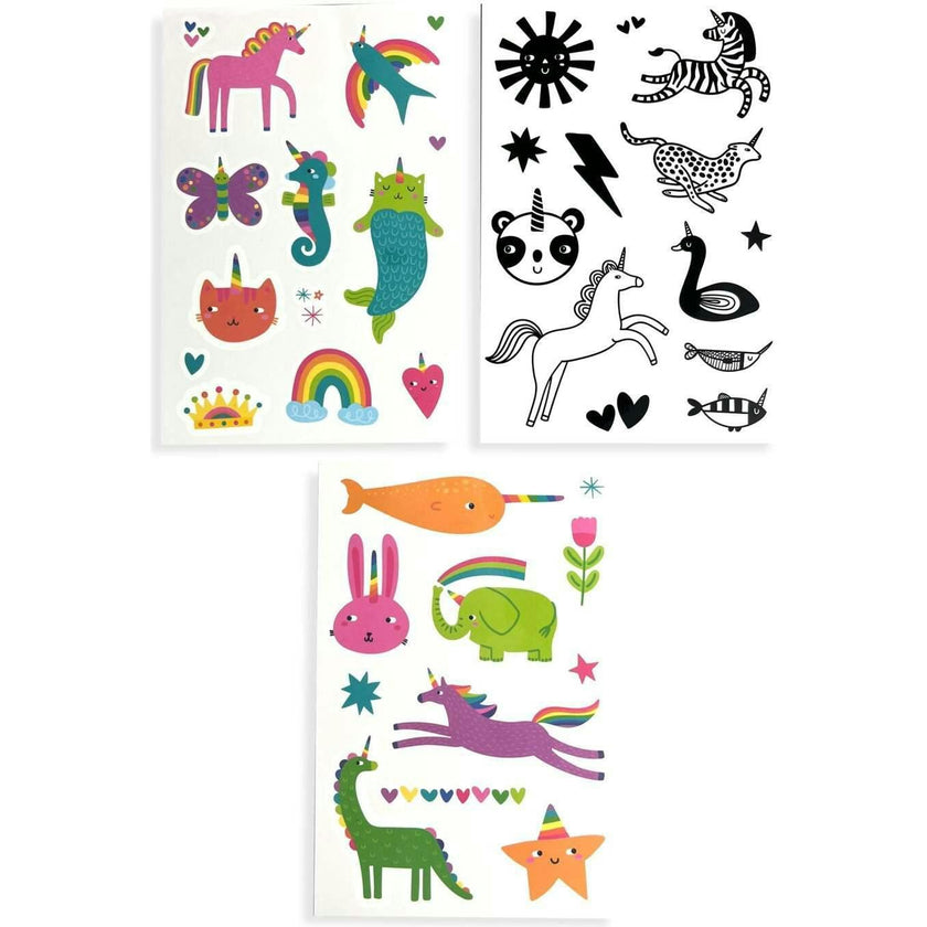 Mini Tattoo Palooza Temporary Tattoos - Unicorn Party