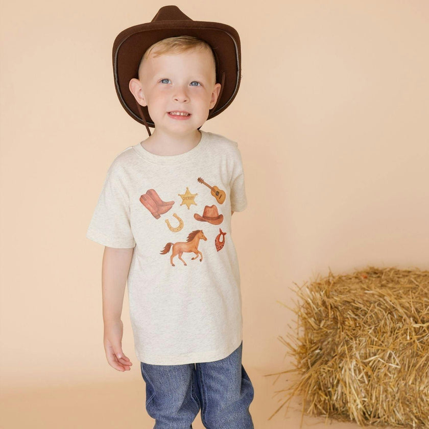 Western Cowboy Short Sleeve T-Shirt