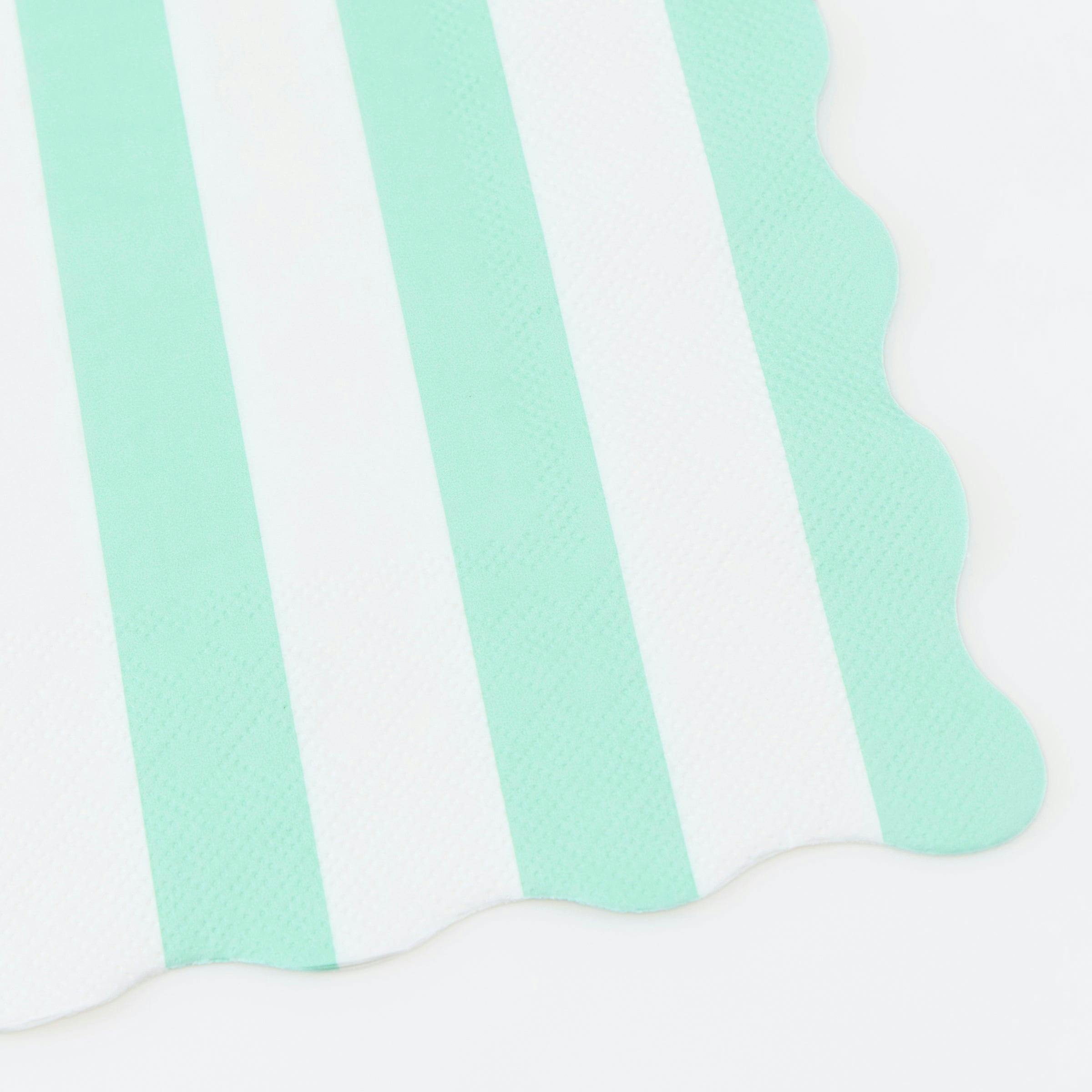 Beach Striped Large Napkins