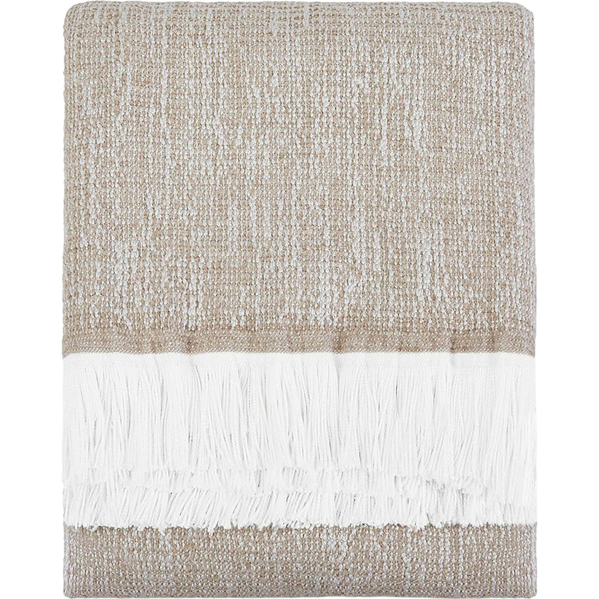 Crosshatch Stain Resistant Indoor Outdoor Throw