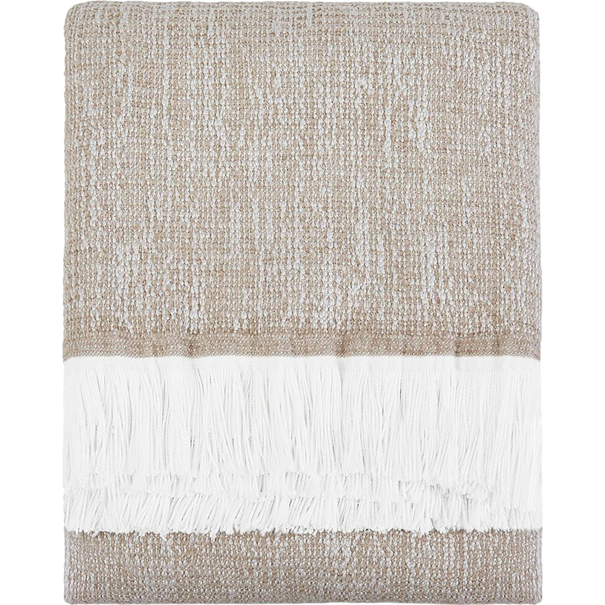 Crosshatch Stain Resistant Indoor Outdoor Throw