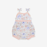 Agatha Sleeveless Bow Bubble Romper