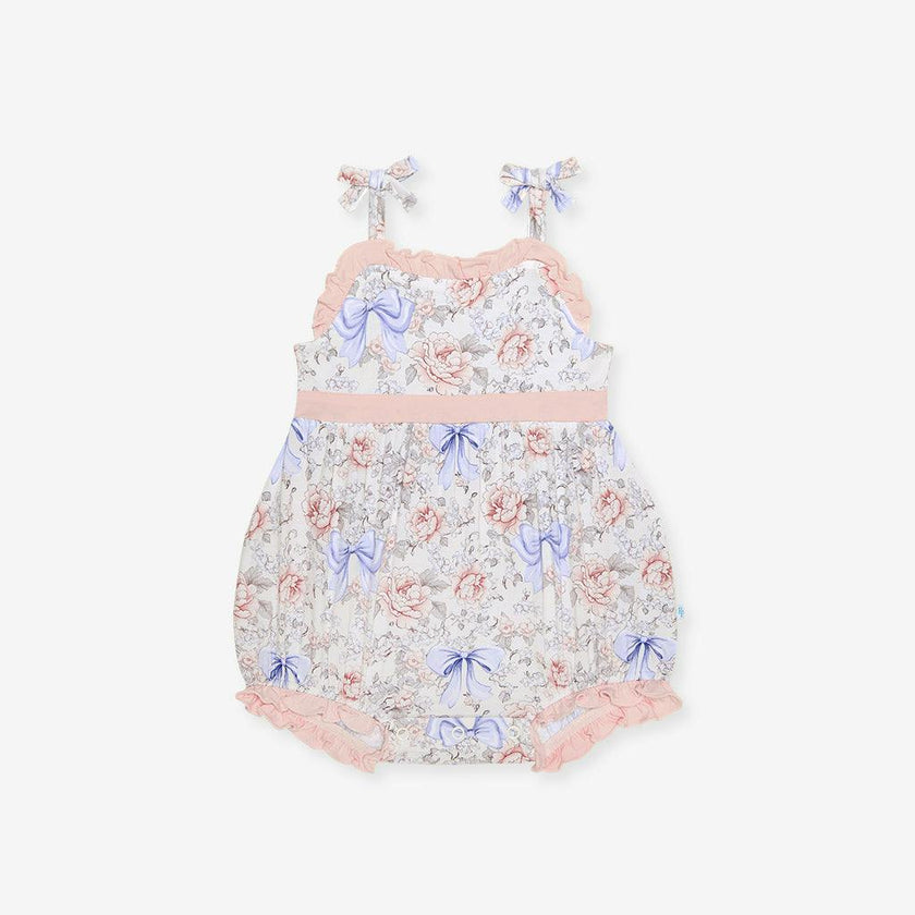 Agatha Sleeveless Bow Bubble Romper