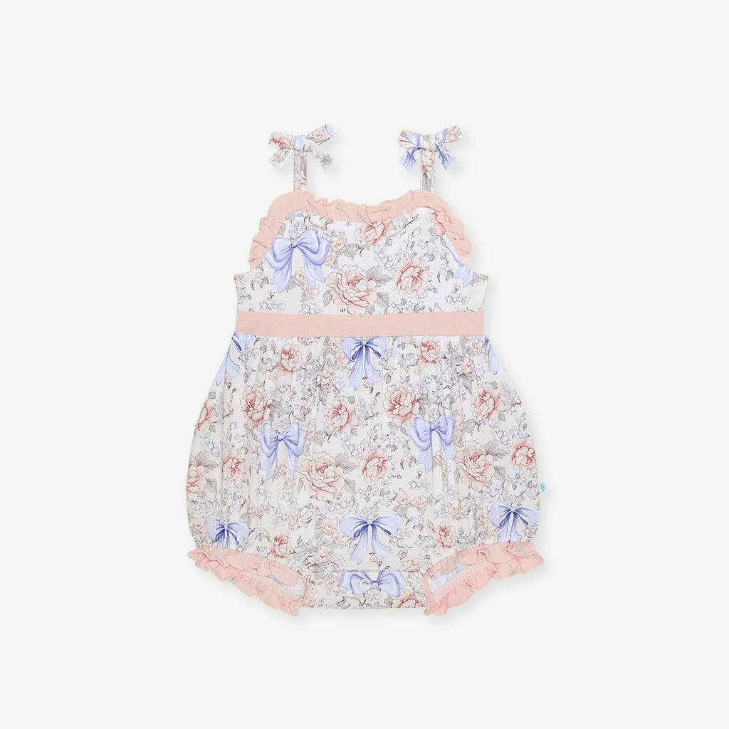 Agatha Sleeveless Bow Bubble Romper