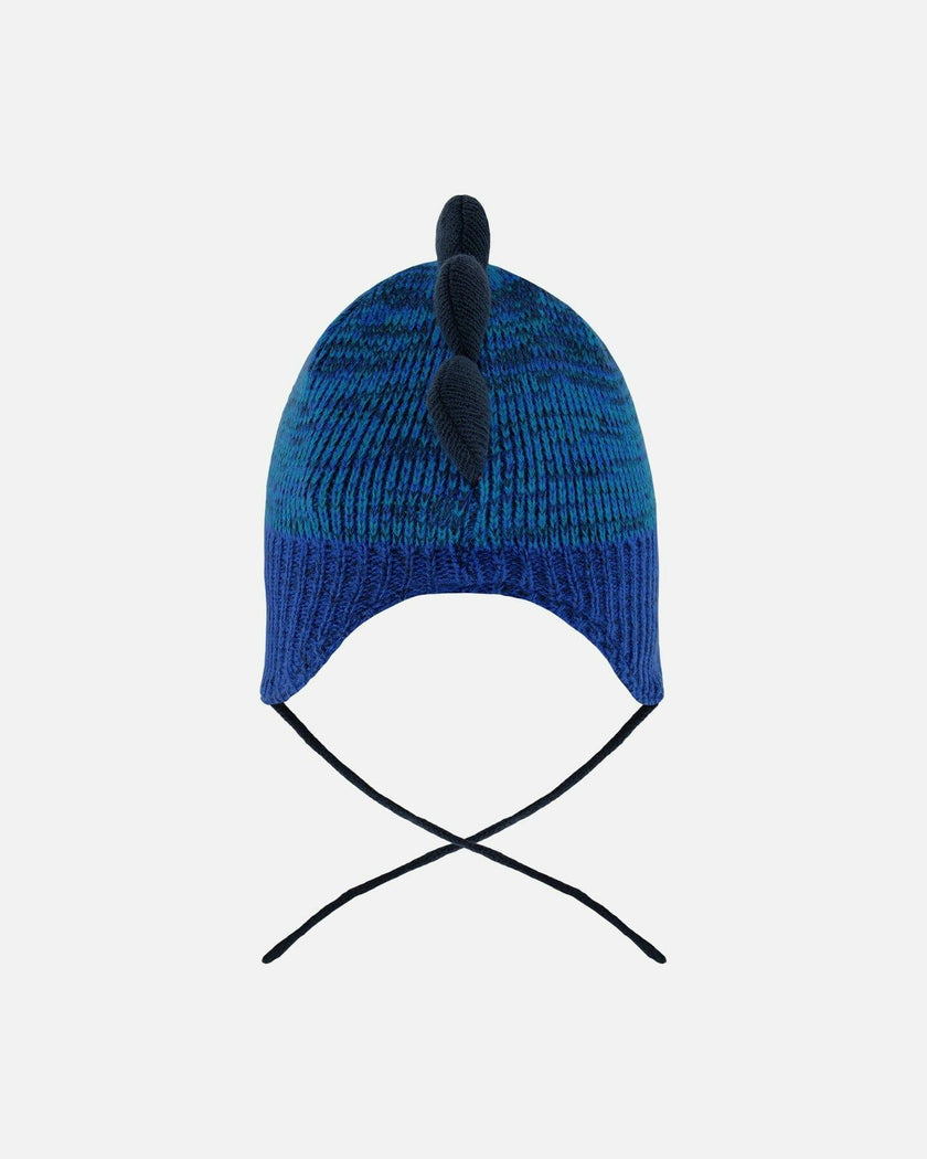 Lined Dino Peruvian Knit Winter Hat with Pompom