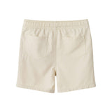 Boys Beige Textured Linen Shorts | Beige