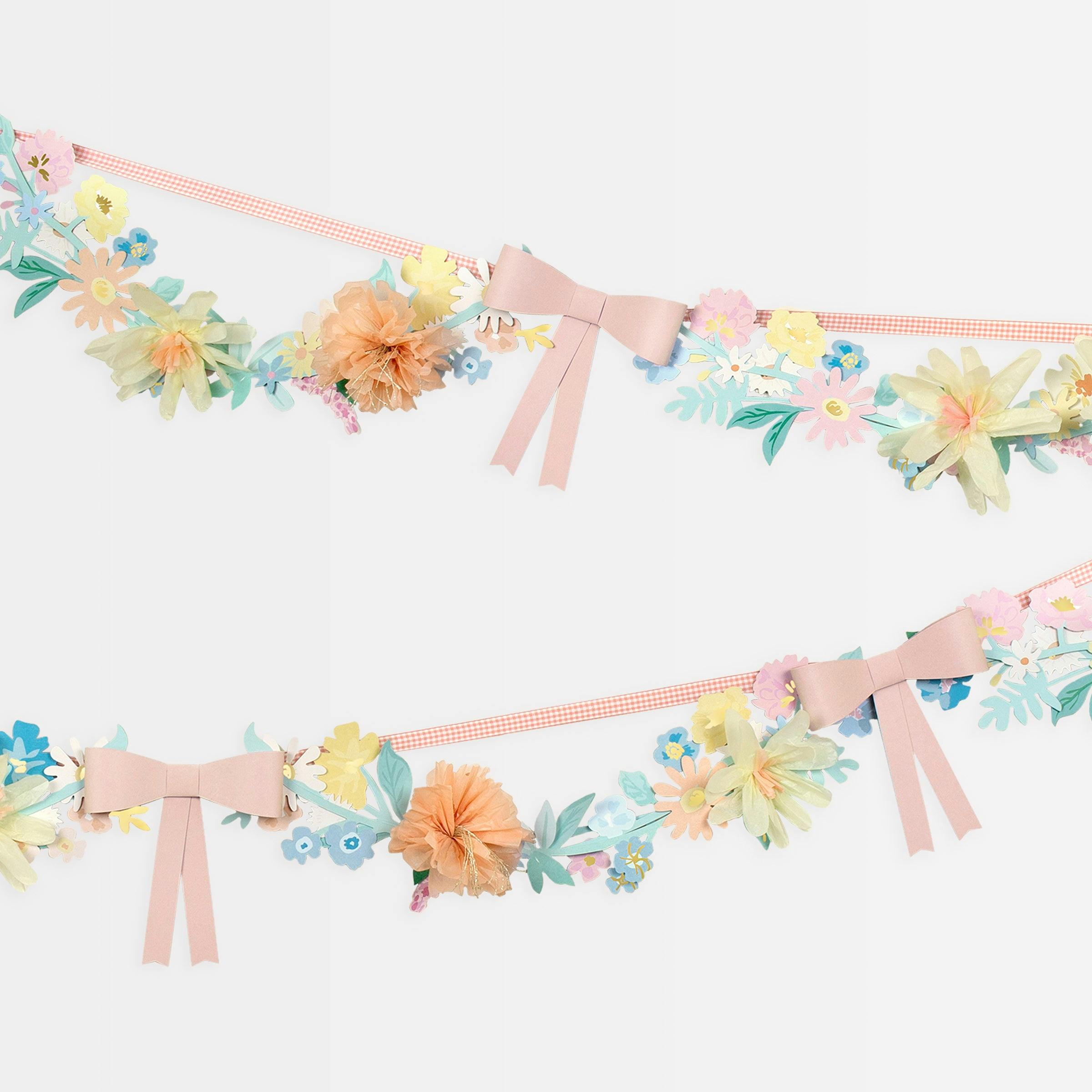 Flower & Bow Garland