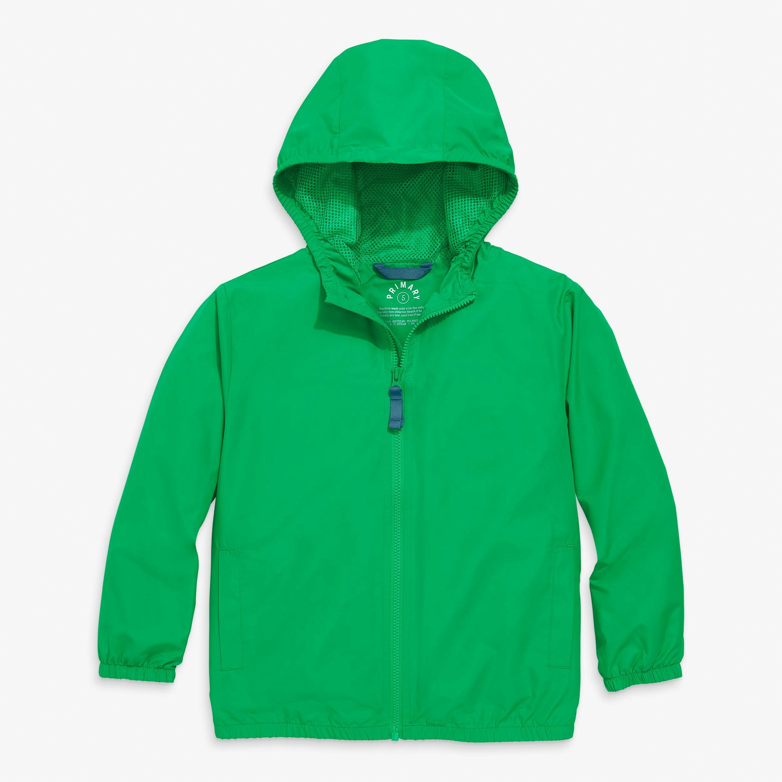 Kids packable windbreaker