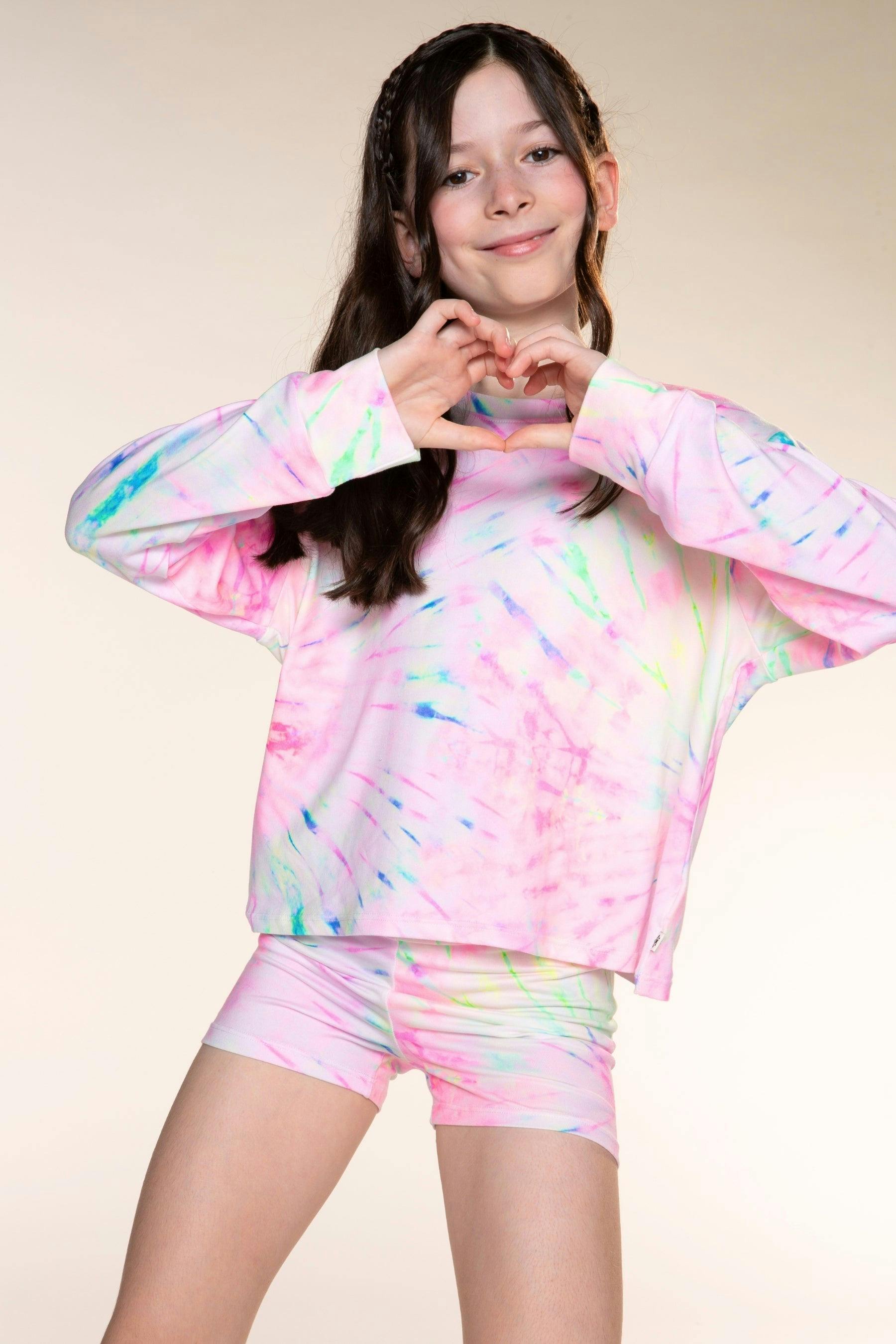 Simply Soft Long Sleeve Easy Tee & Tumble Short Lounge Set