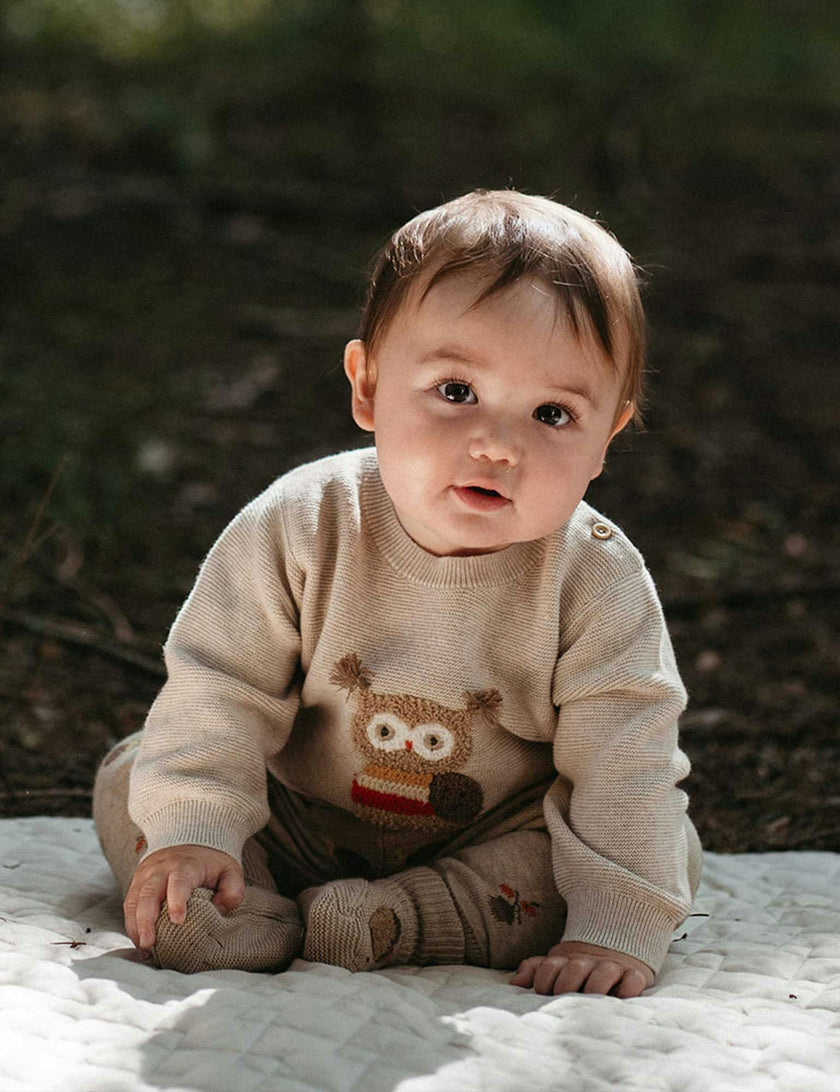 Magical Forest Jumper Oatmeal Melange