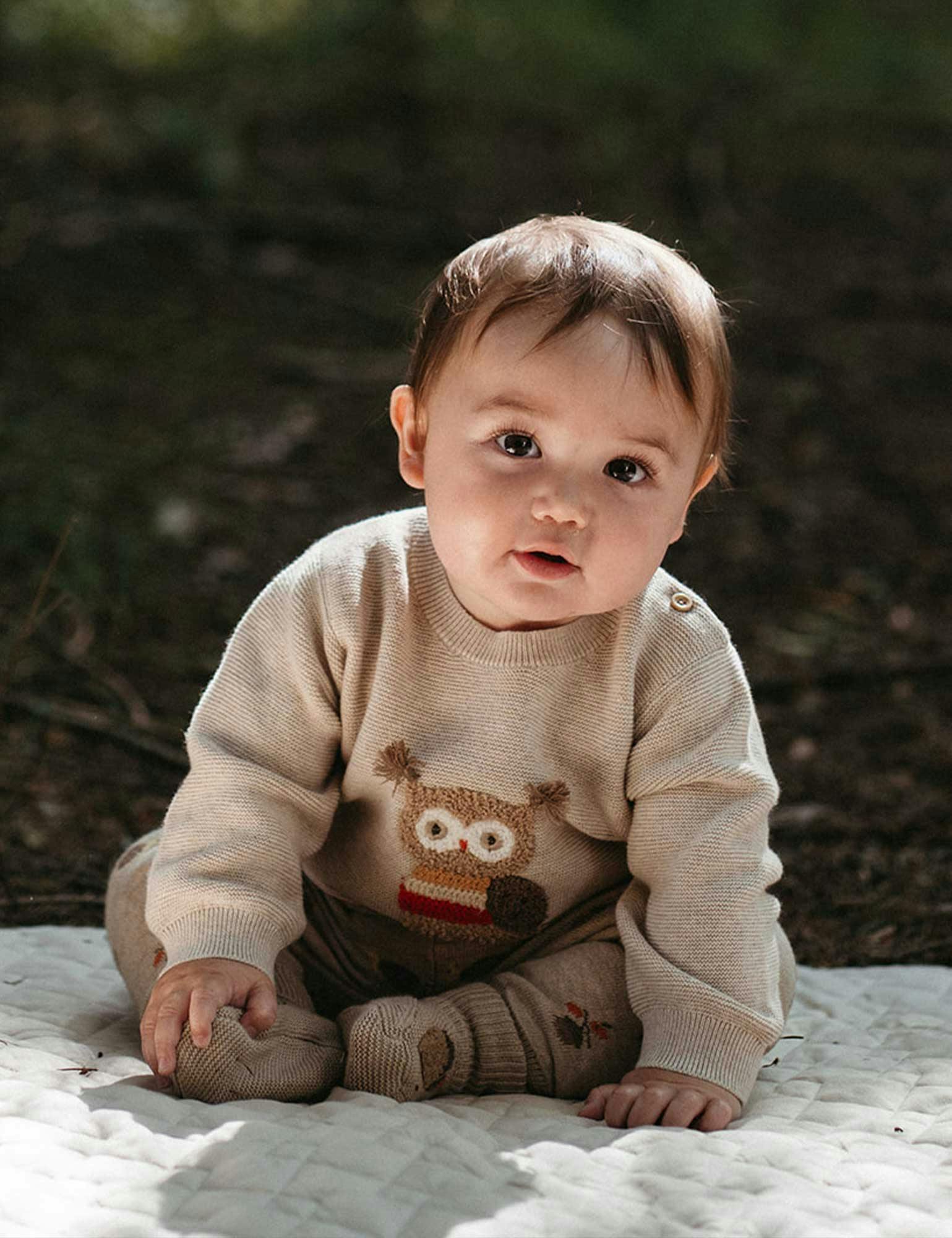 Magical Forest Jumper Oatmeal Melange