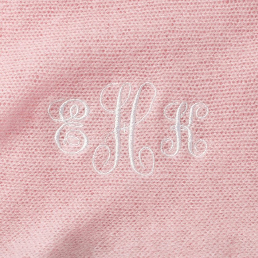 Cashmere Baby Blanket in Rose