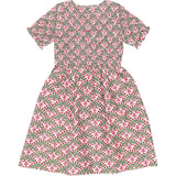 Mini Parker Dress in Floral Fan