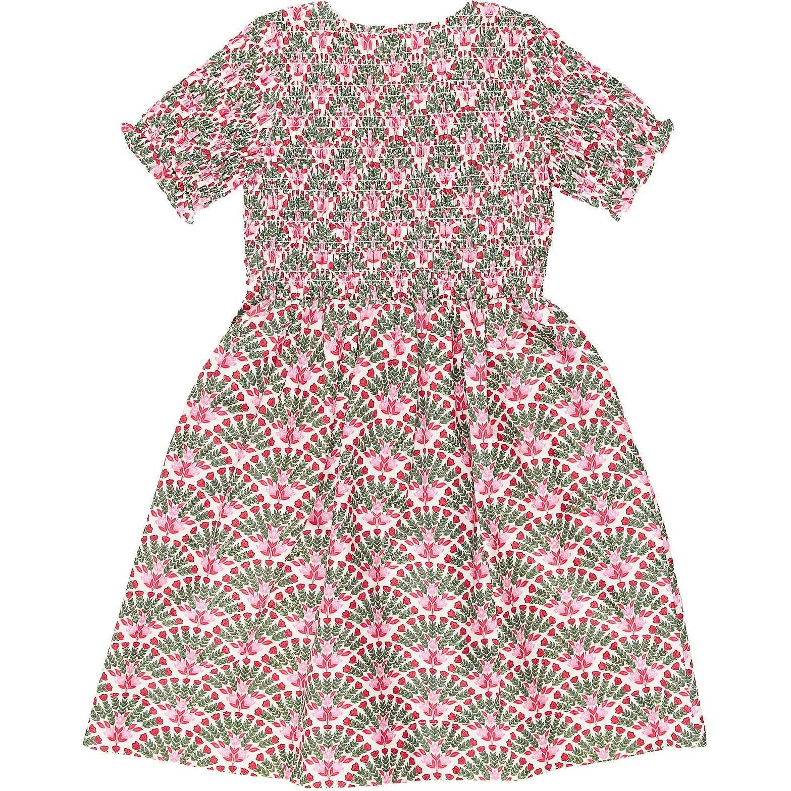 Mini Parker Dress in Floral Fan