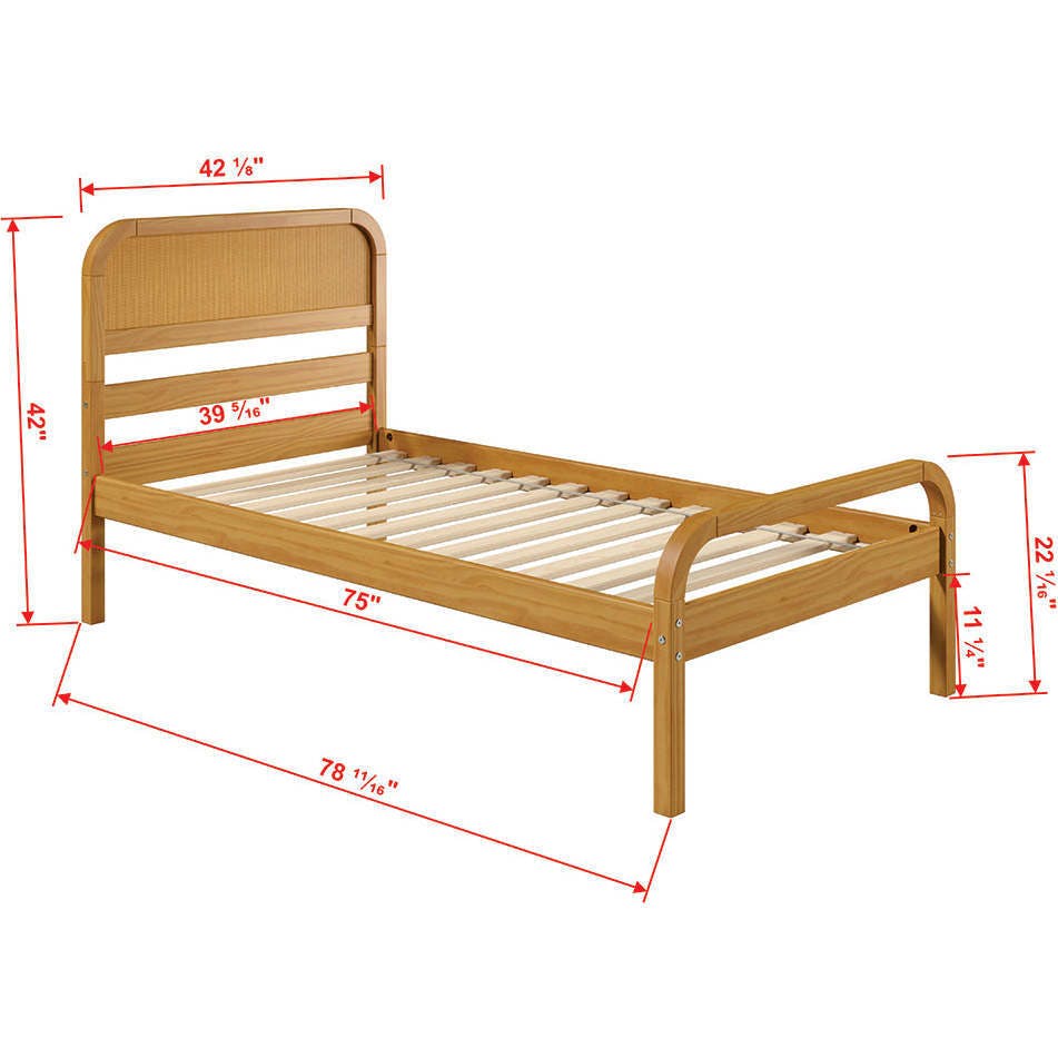 P’kolino Curva Rattan Twin Bed