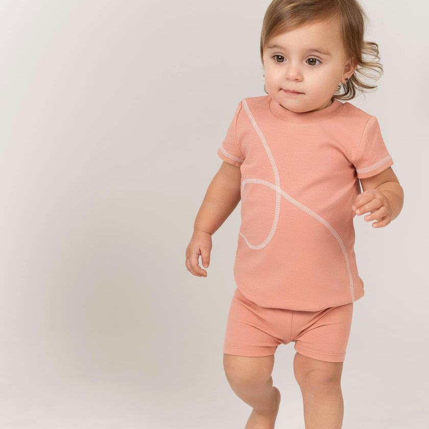 Spiral Stitch Short Set