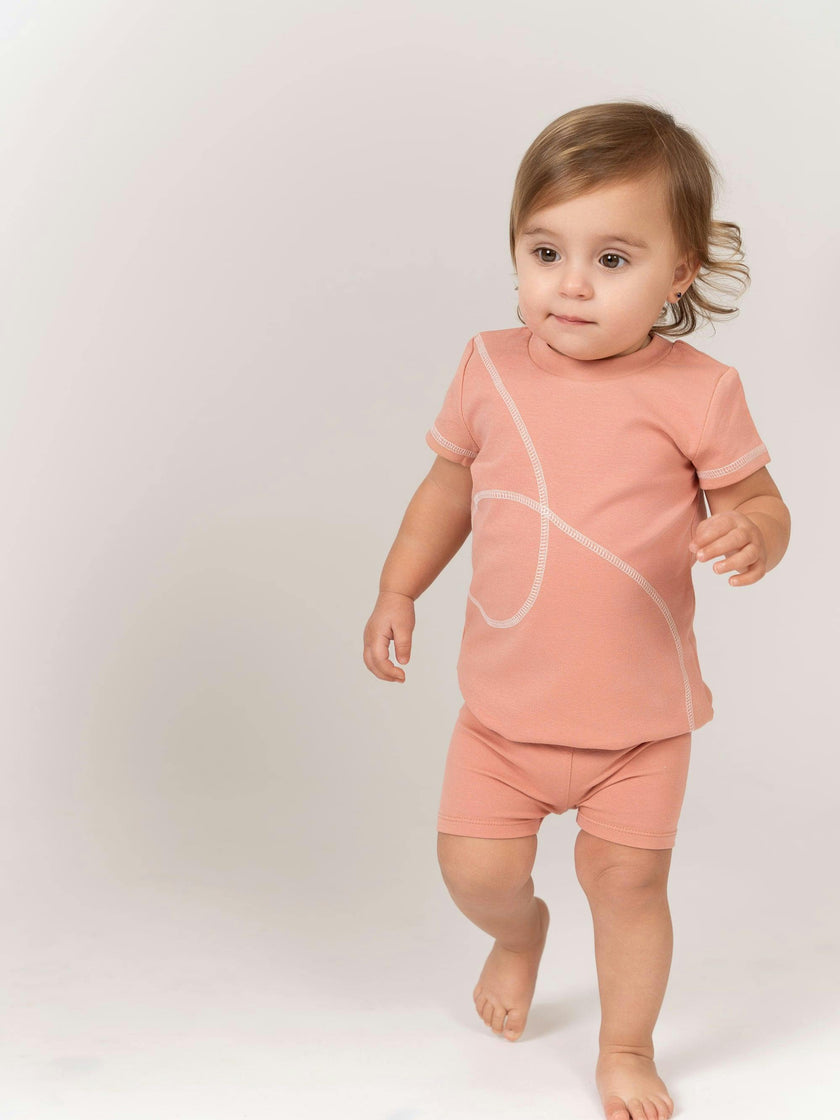 Spiral Stitch Short Set