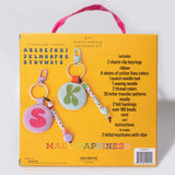 Monogram Punch Needle Keychain Kit