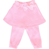 Pink Skirted Bow Jogger