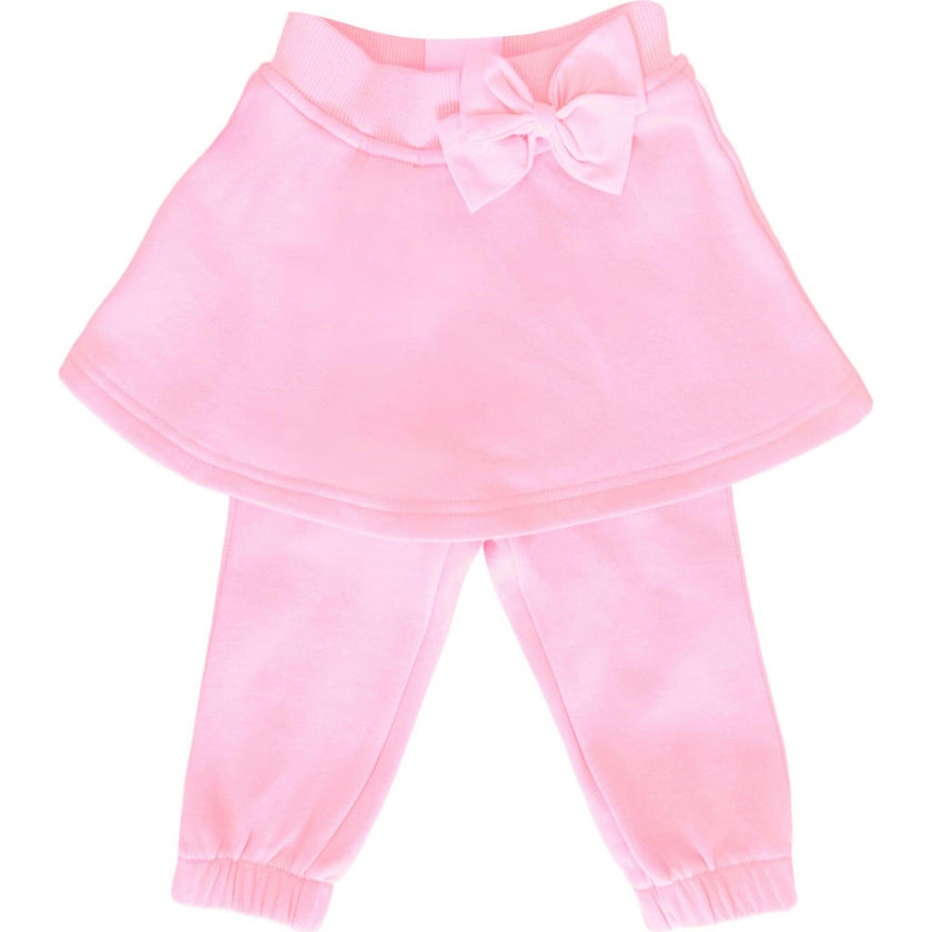 Pink Skirted Bow Jogger
