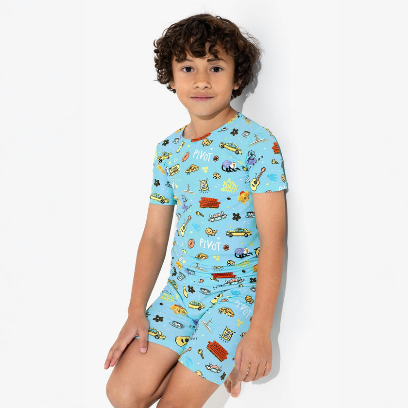 FRIENDS™: Central Perk Bamboo Kids Pajama Short Set