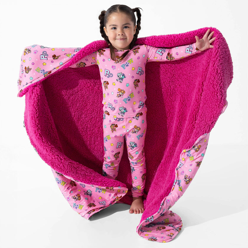 PAW Patrol: Varsity Pink Bamboo Kids Pajamas