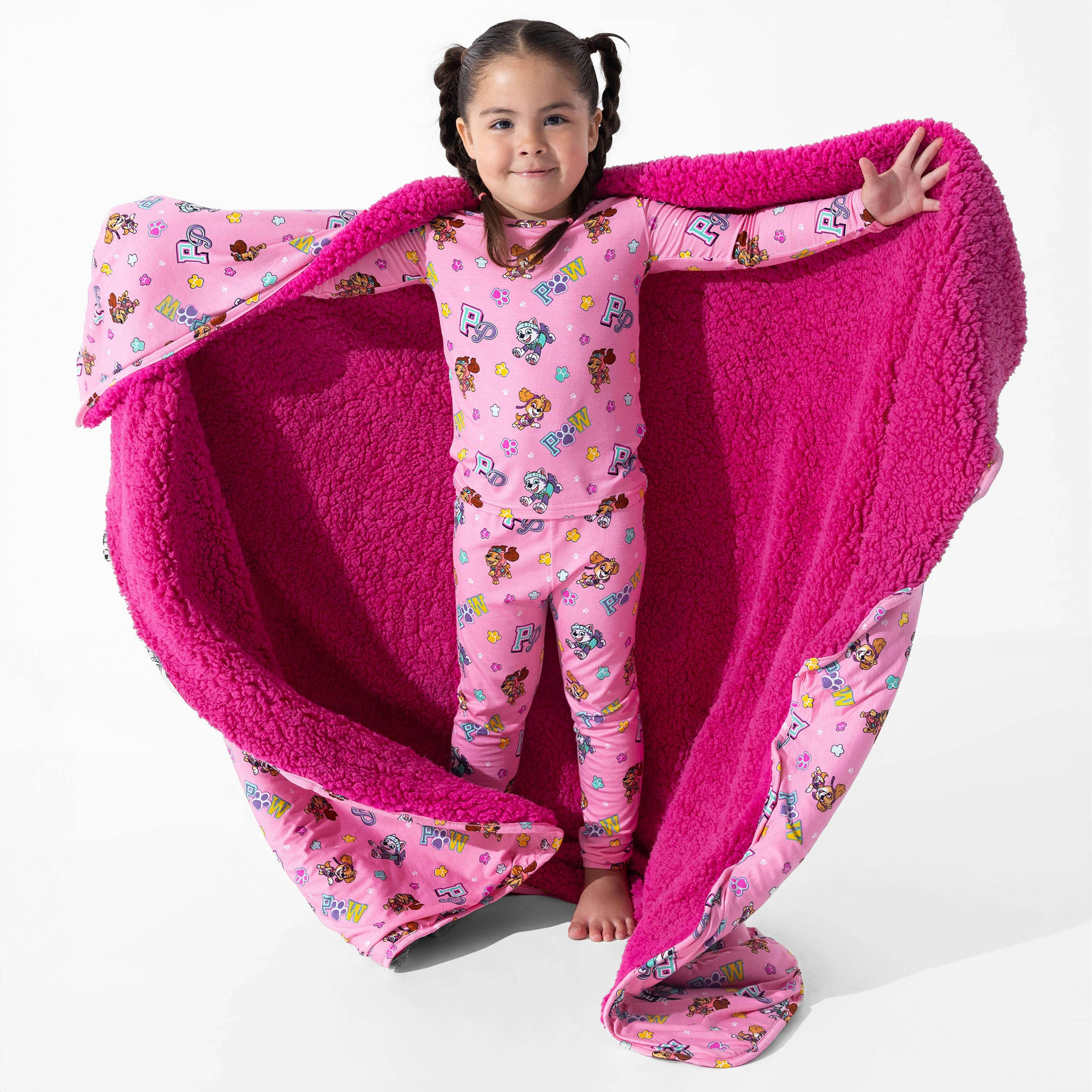 PAW Patrol: Varsity Pink Bamboo Kids Pajamas