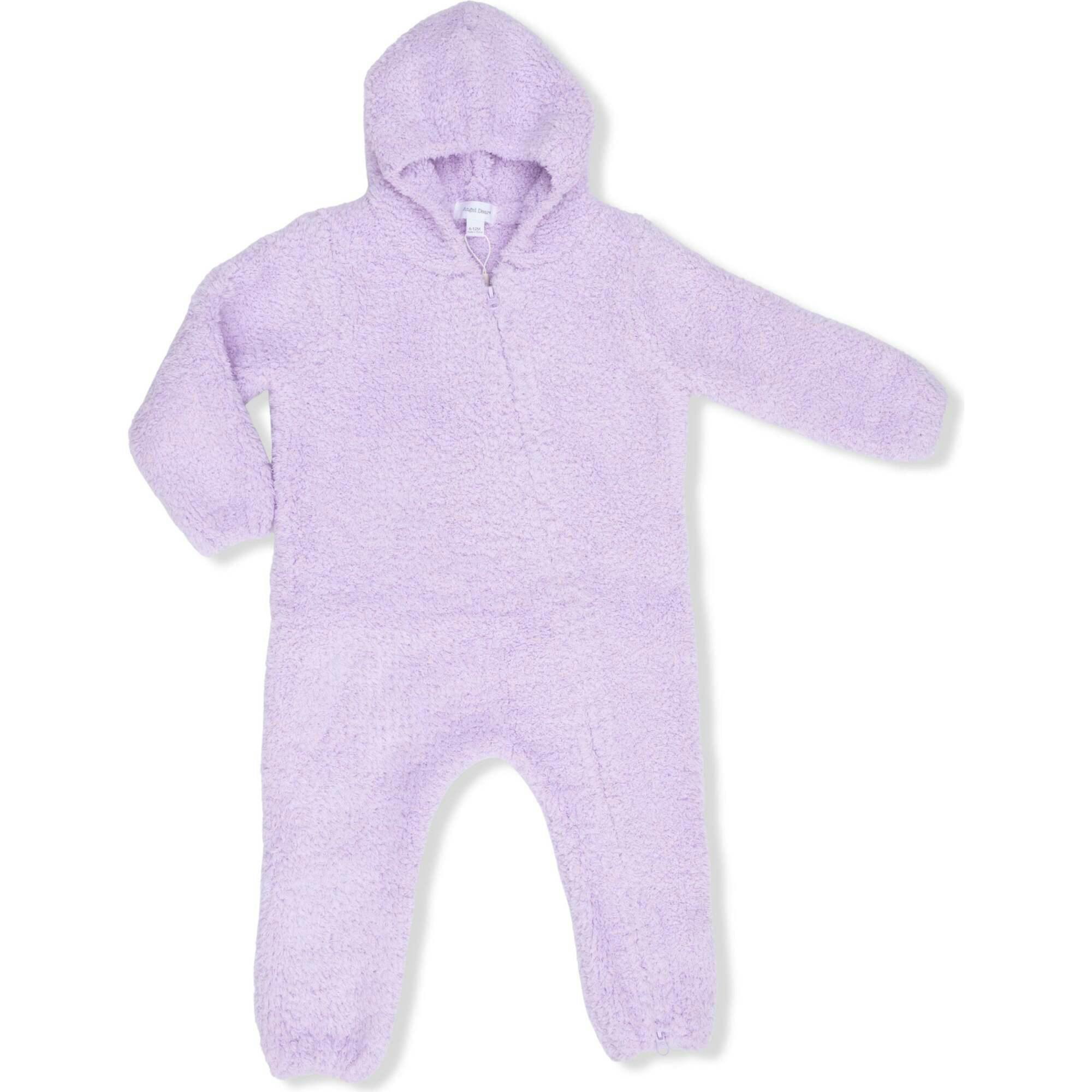 Chenille - Natural Hooded Romper