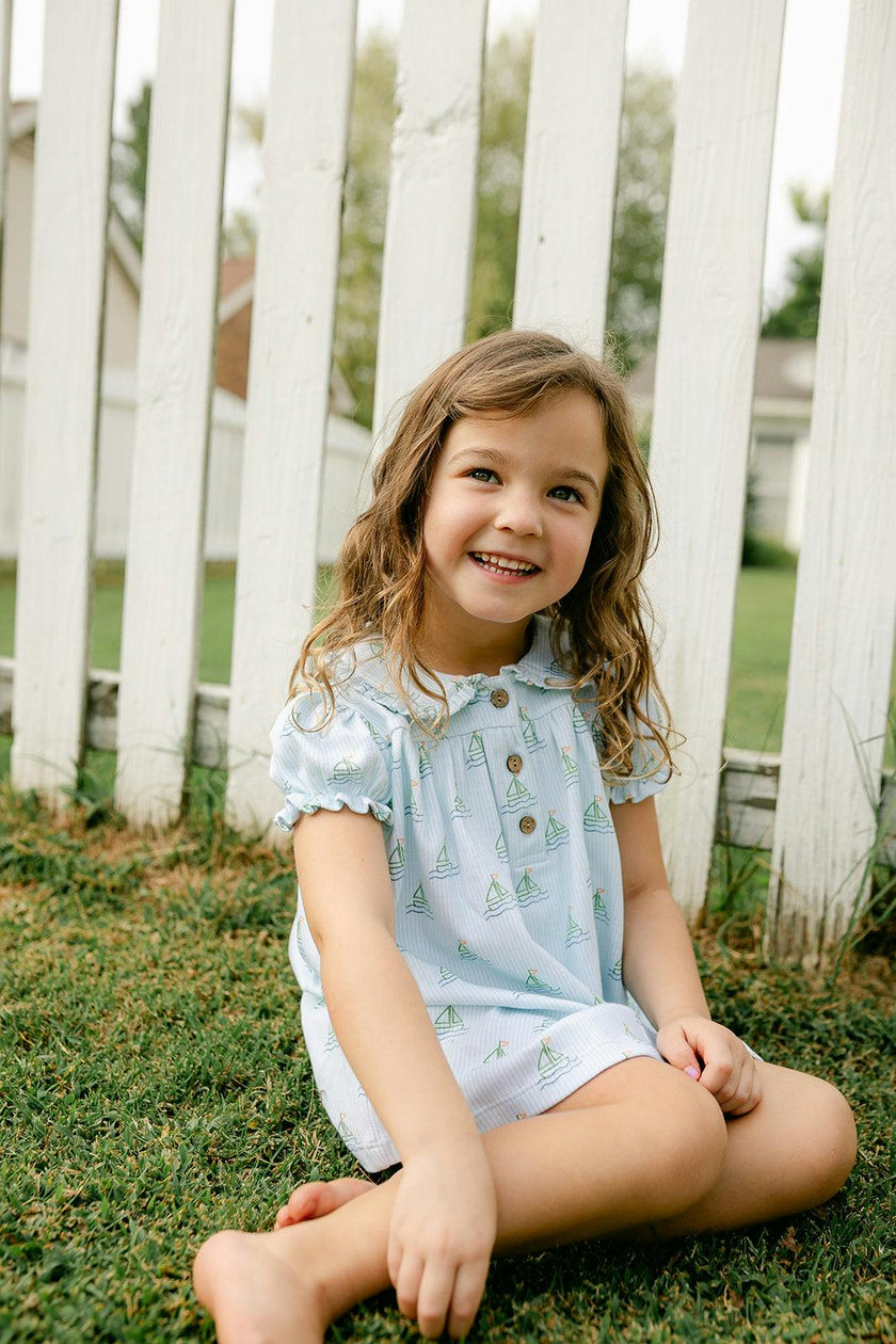 Libby Dress - Summer Sailboat