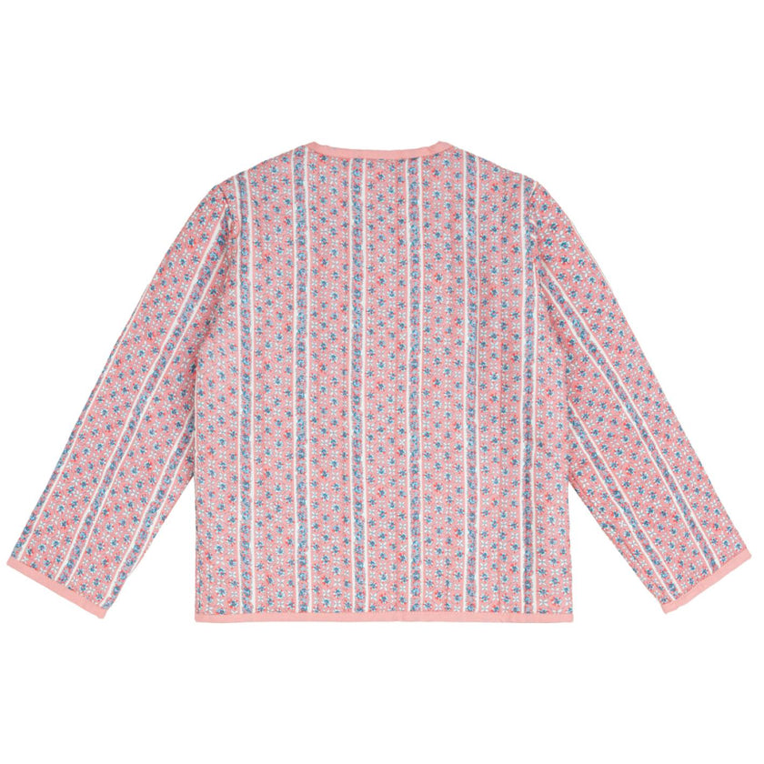 unisex rosa vine quilted jacket